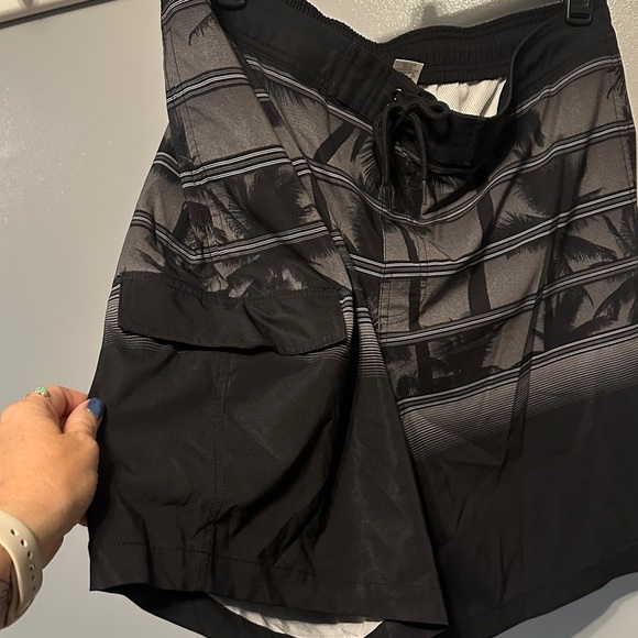 Tropical Vibes Men's Swim Trunks - Picture 4 of 4